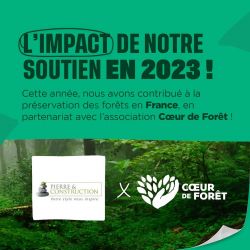Pierre & Construction : un engagement concret pour la planète avec l’Association Cœur de Forêt