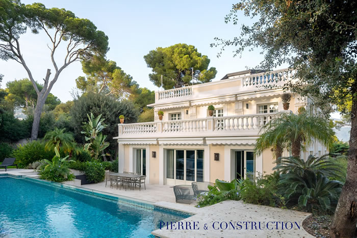construction de villas style French Riviera sur la Côte d’Azur