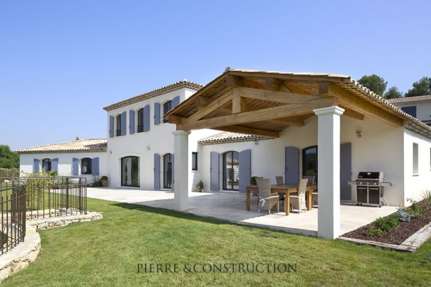 Construction d une villa provencale a Calas Cabries 164